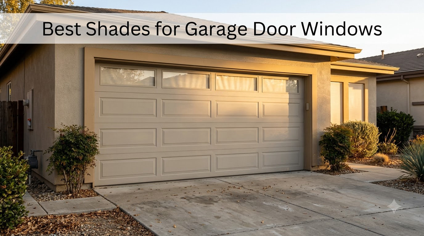 Best Shades for Garage Door Windows