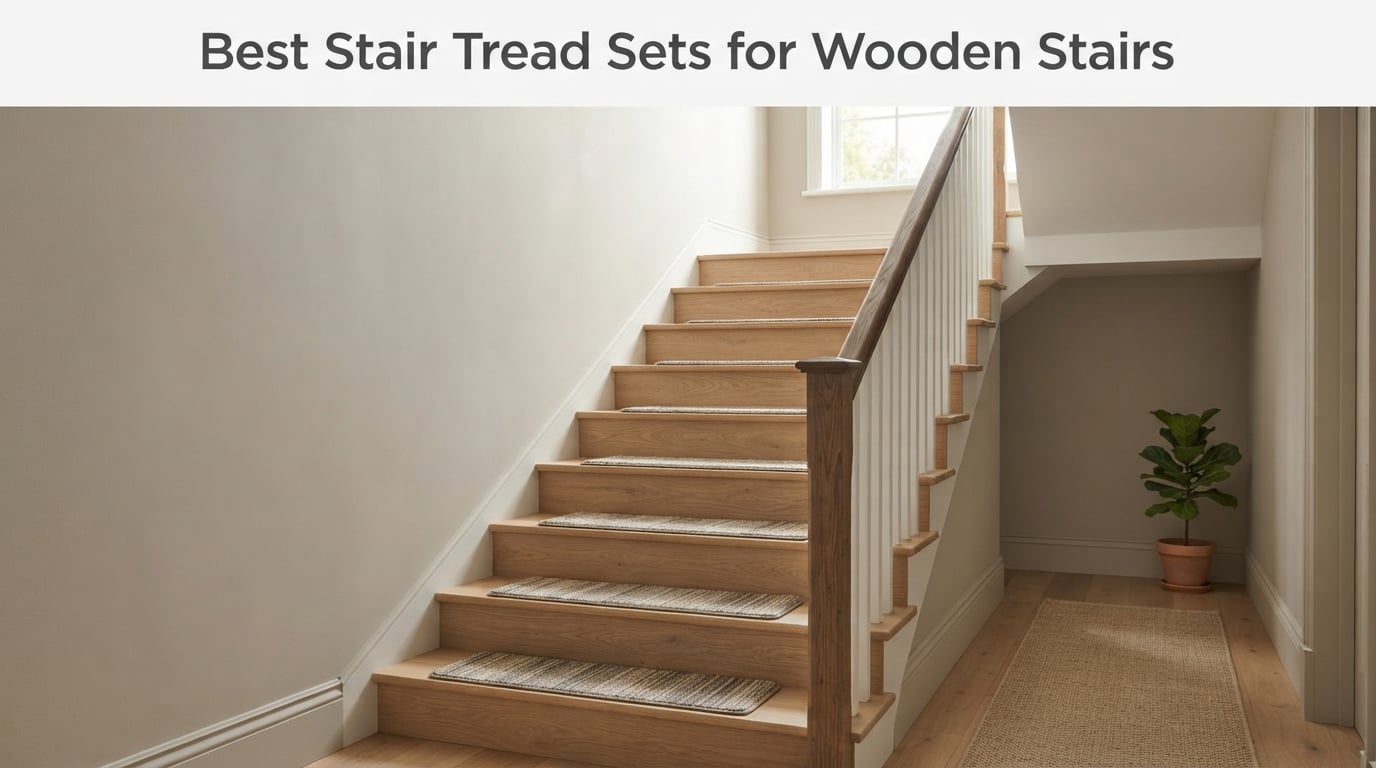 Best Stair Tread Sets for Wooden Stairs