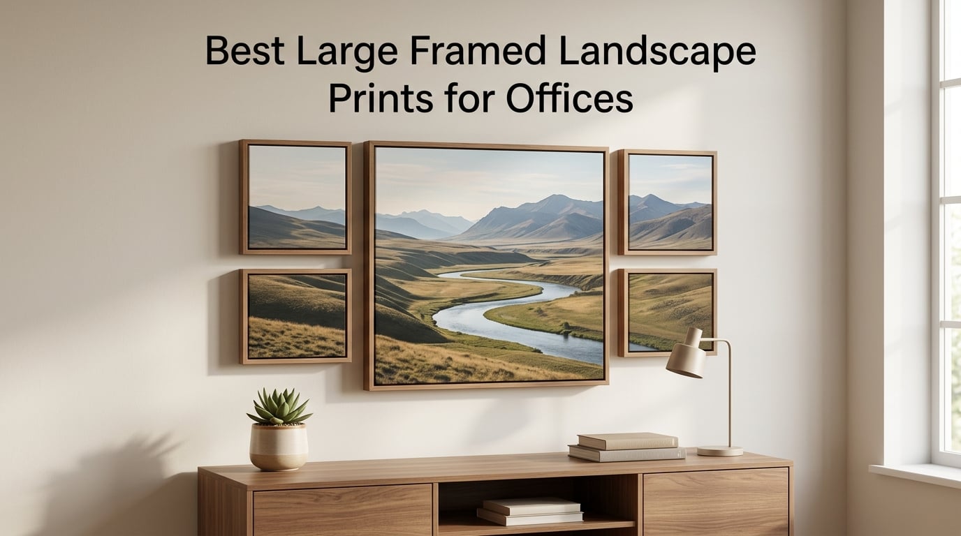 Best Large Framed Landscape Prints for Offices