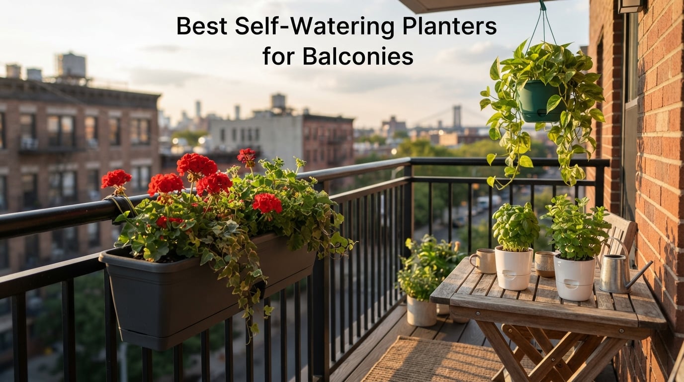 Best Self-Watering Planters for Balconies