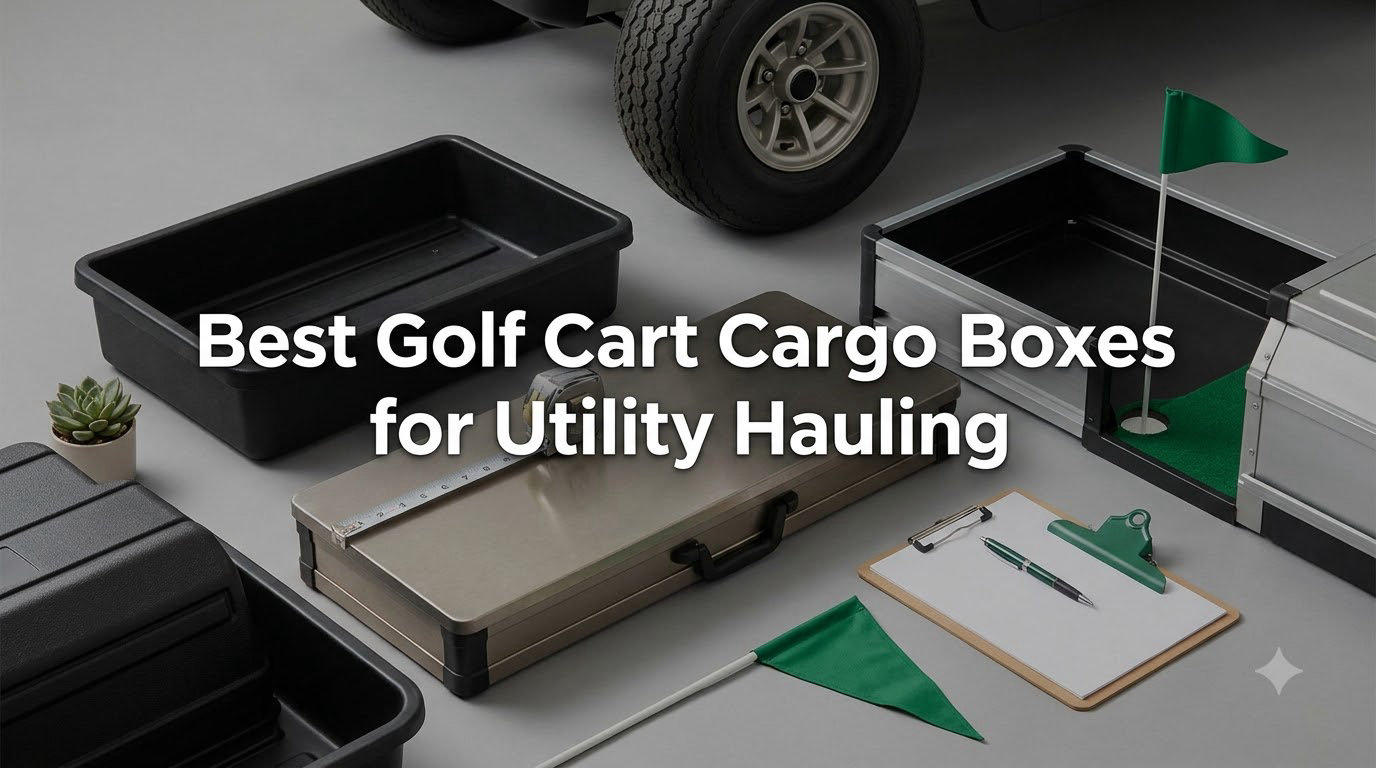 Best Golf Cart Cargo Boxes for Utility Hauling