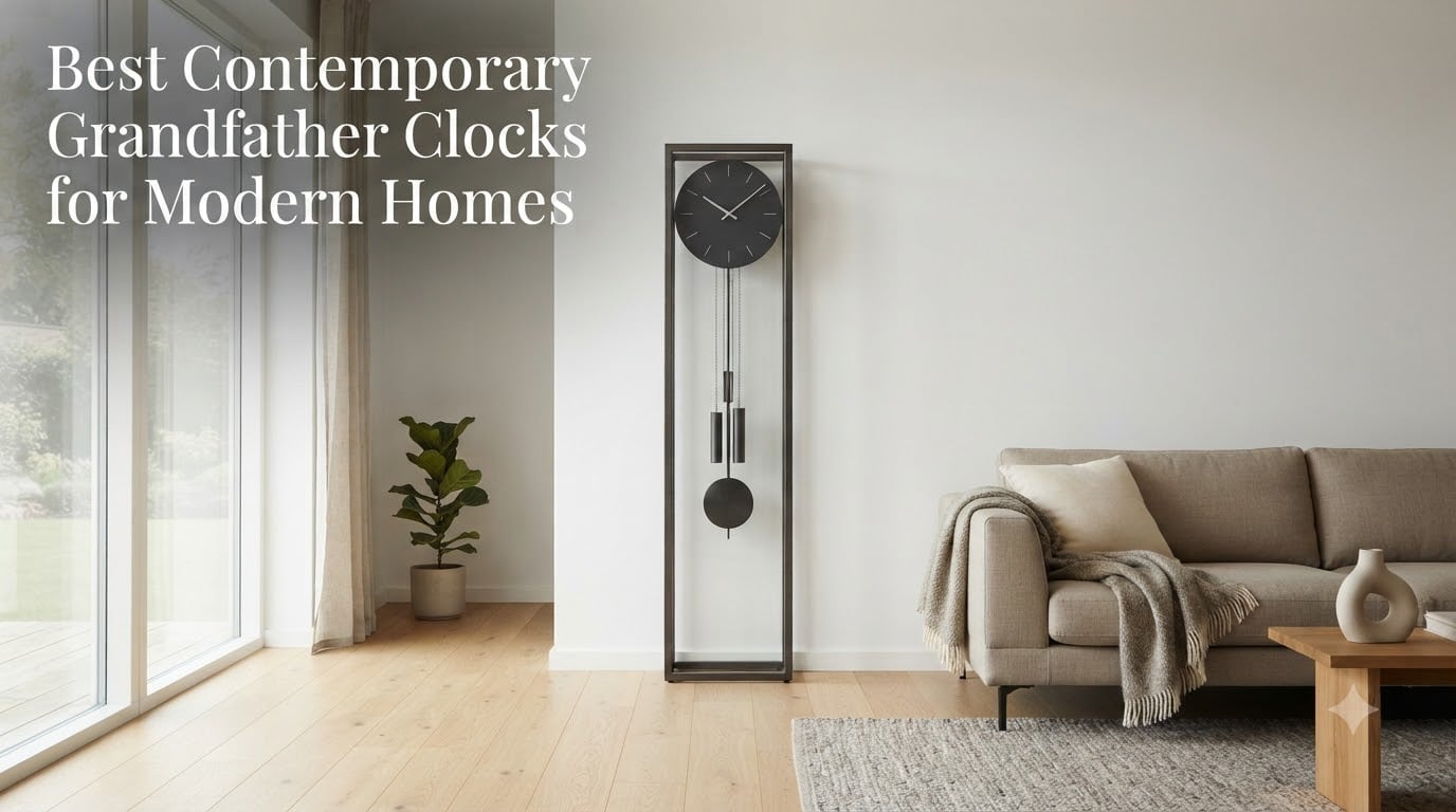 Best Contemporary Grandfather Clocks for Modern Homes