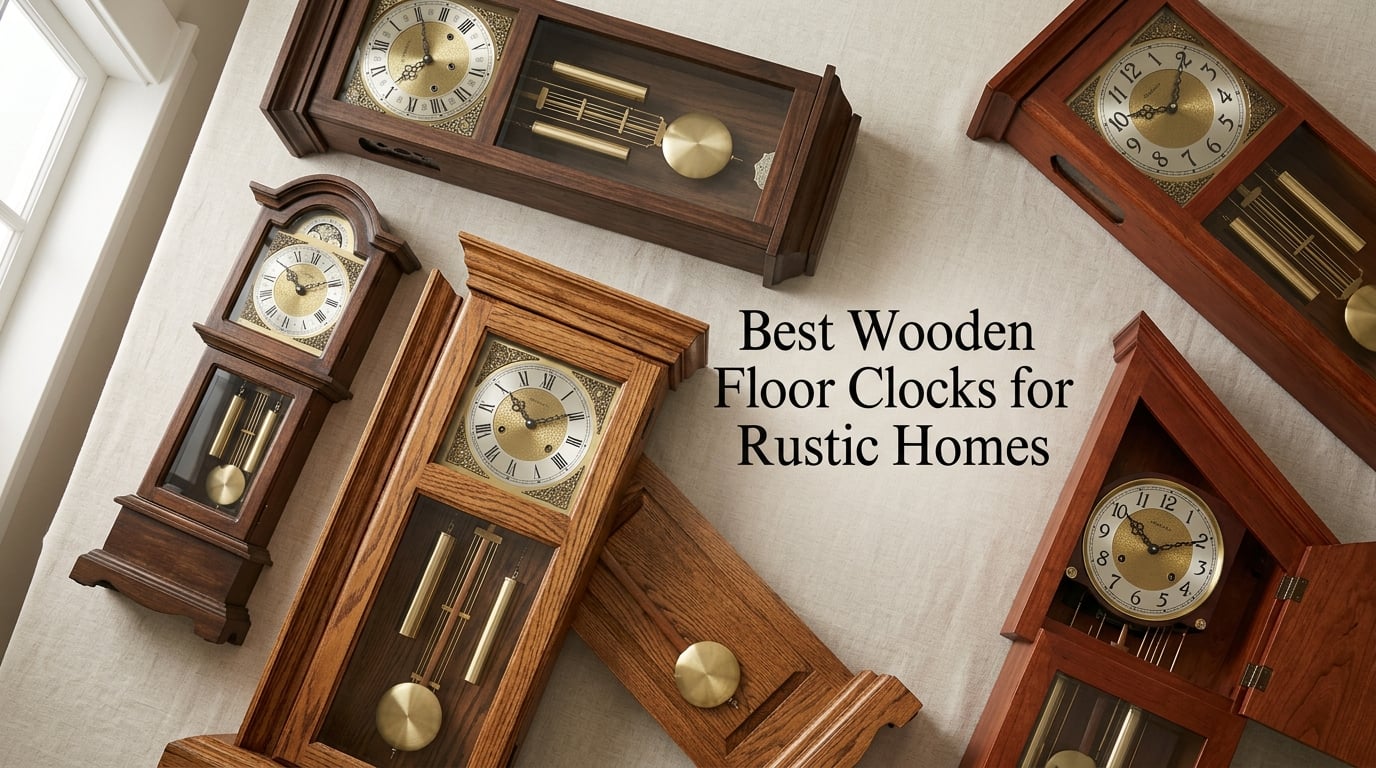 Best Wooden Floor Clocks for Rustic Homes