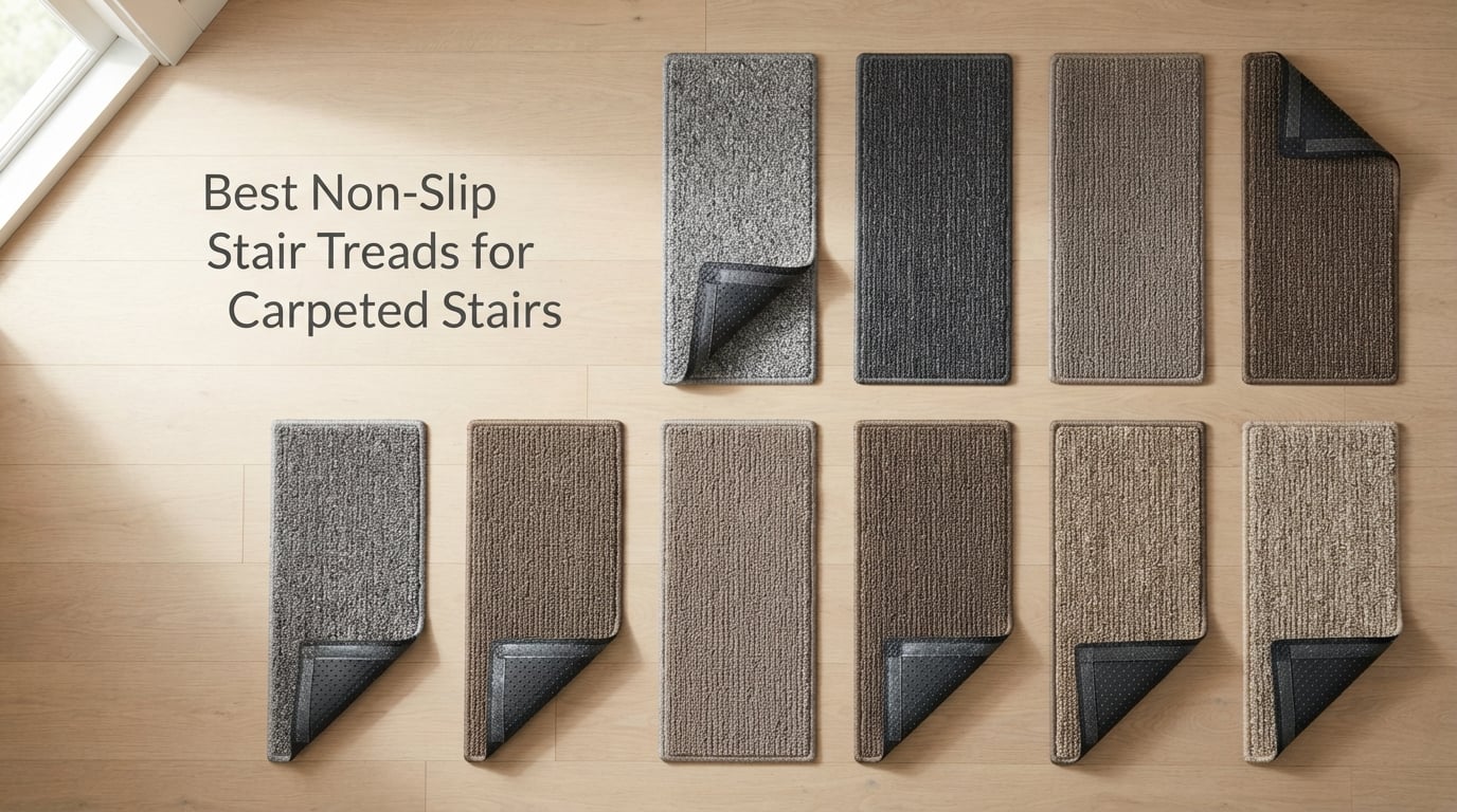 Best Non-Slip Stair Treads for Carpeted Stairs