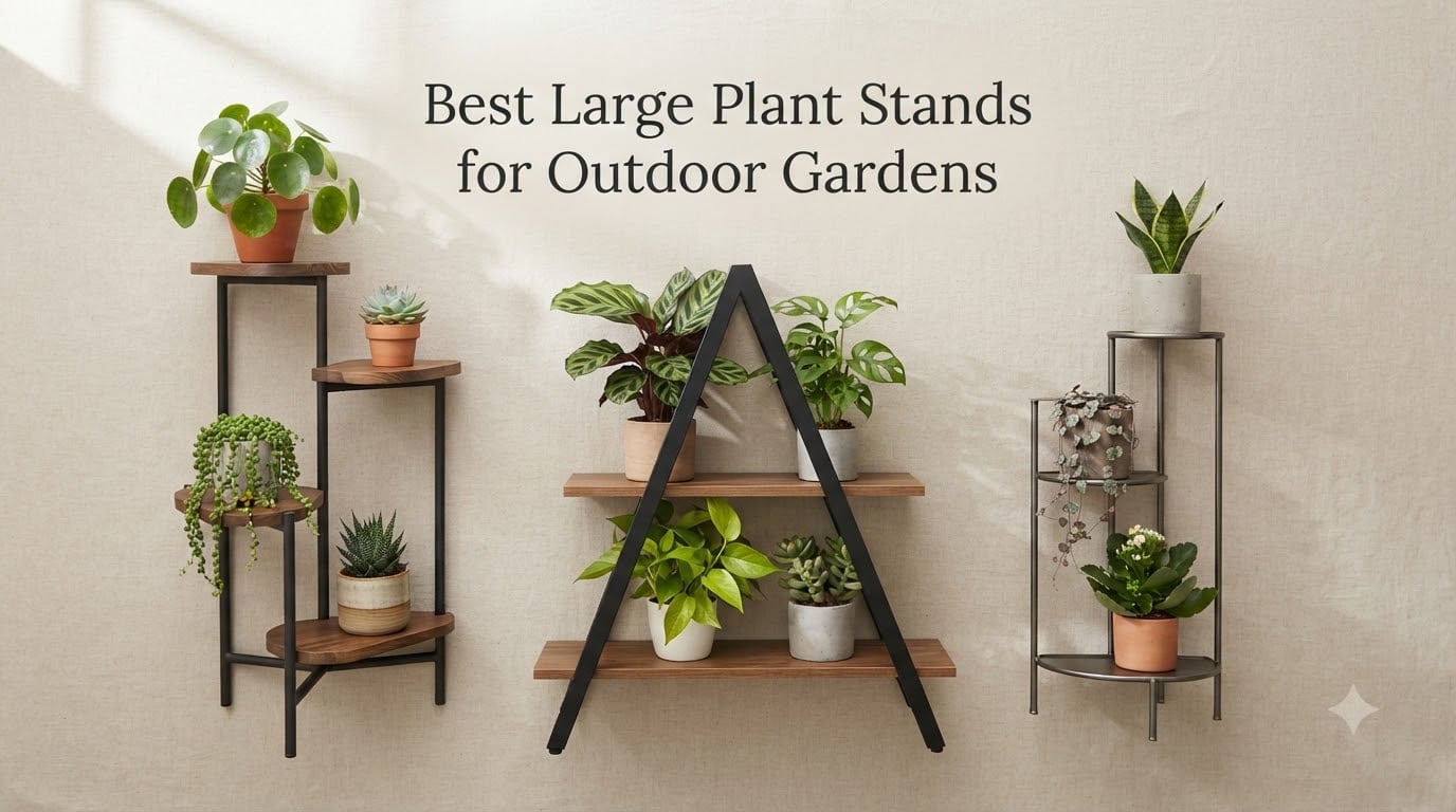 Best Large Plant Stands for Outdoor Gardens