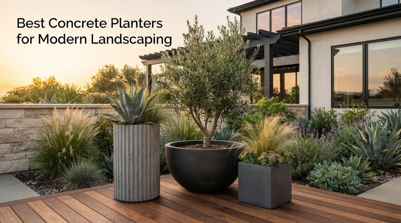 Best Concrete Planters for Modern Landscaping