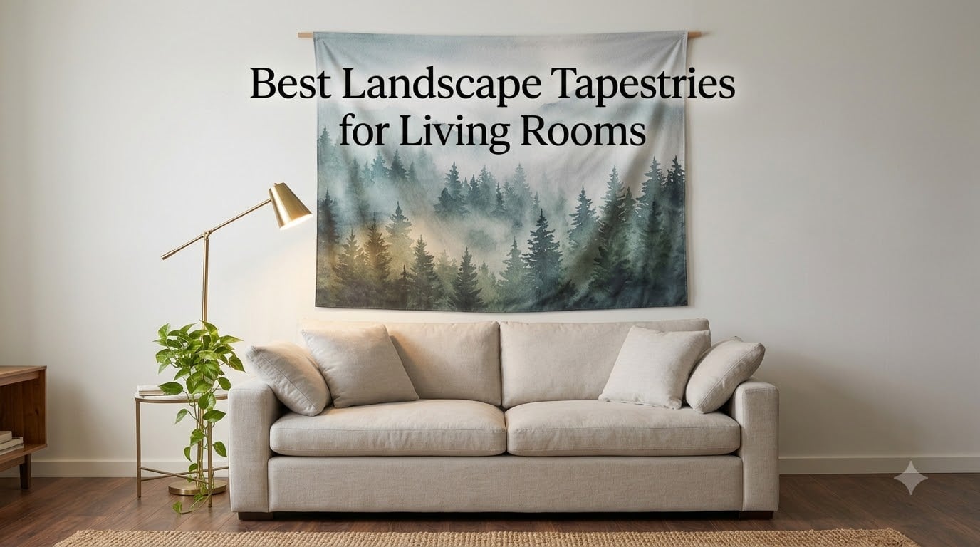 Best Landscape Tapestries for Living Rooms