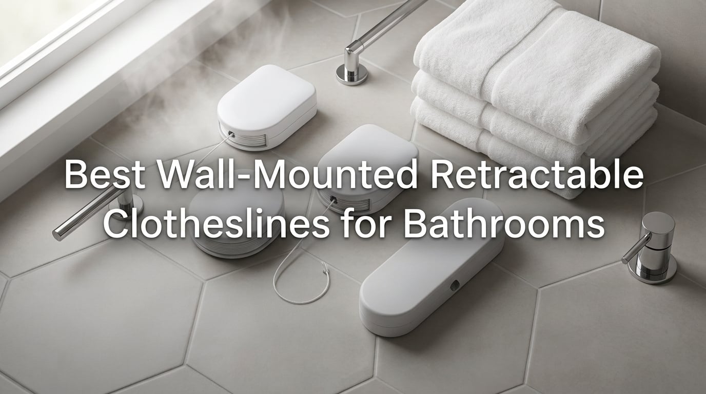 Best Wall-Mounted Retractable Clotheslines for Bathrooms