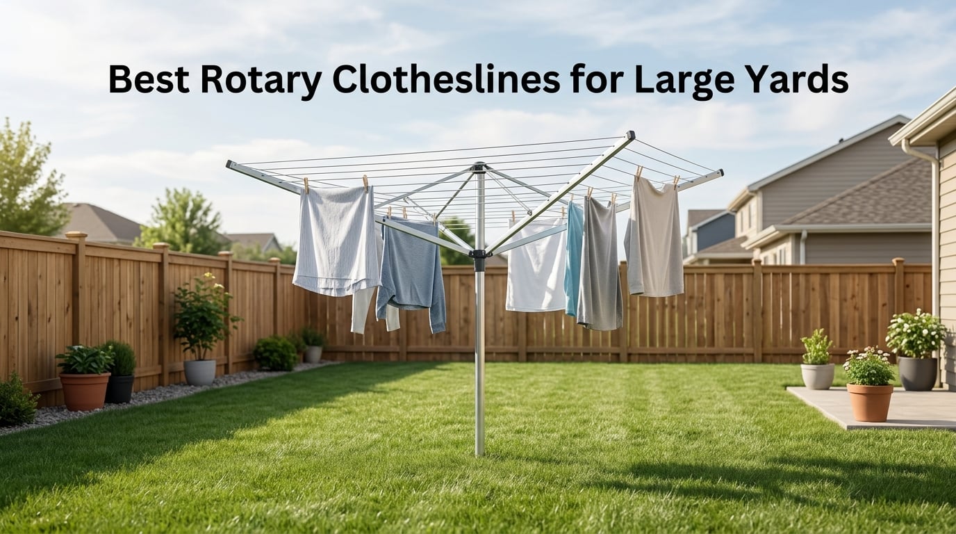 Best Rotary Clotheslines for Large Yards