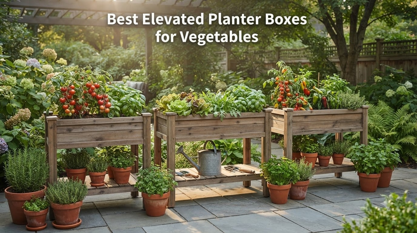 Best Elevated Planter Boxes for Vegetables