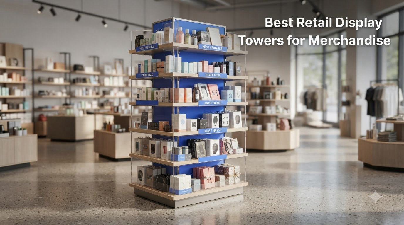 Best Retail Display Towers for Merchandise
