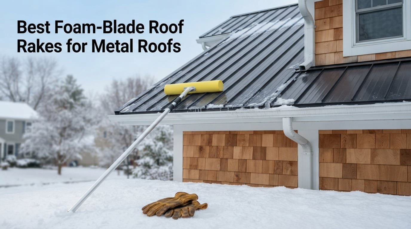 Best Foam-Blade Roof Rakes for Metal Roofs