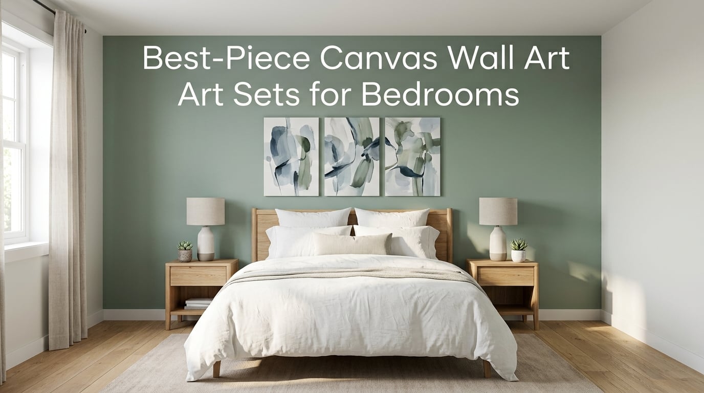 Best 3-Piece Canvas Wall Art Sets for Bedrooms