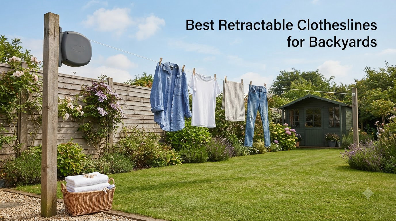 Best Retractable Clotheslines for Backyards