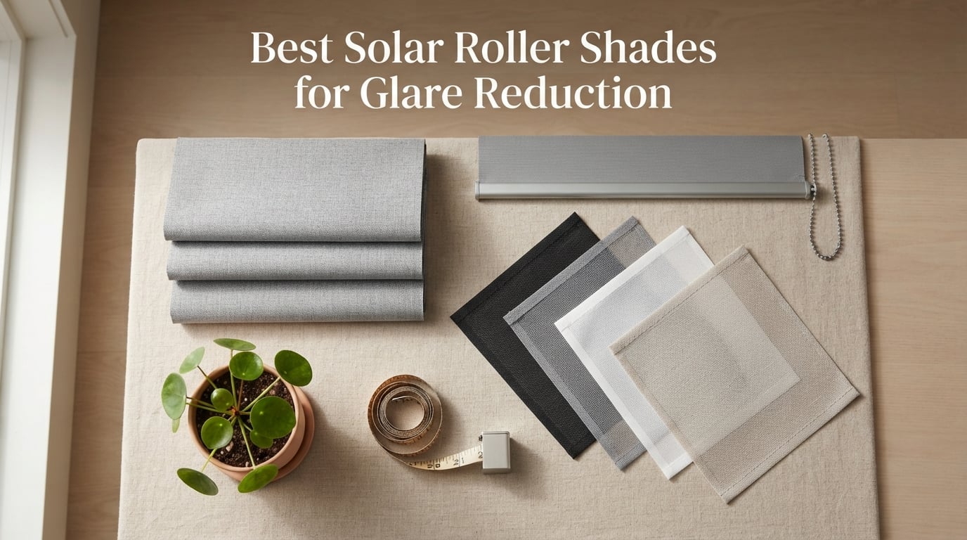 Best Solar Roller Shades for Glare Reduction