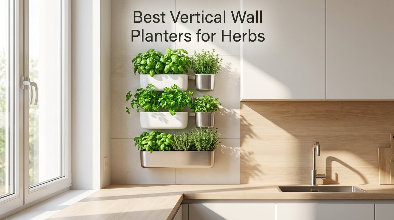 Best Vertical Wall Planters for Herbs