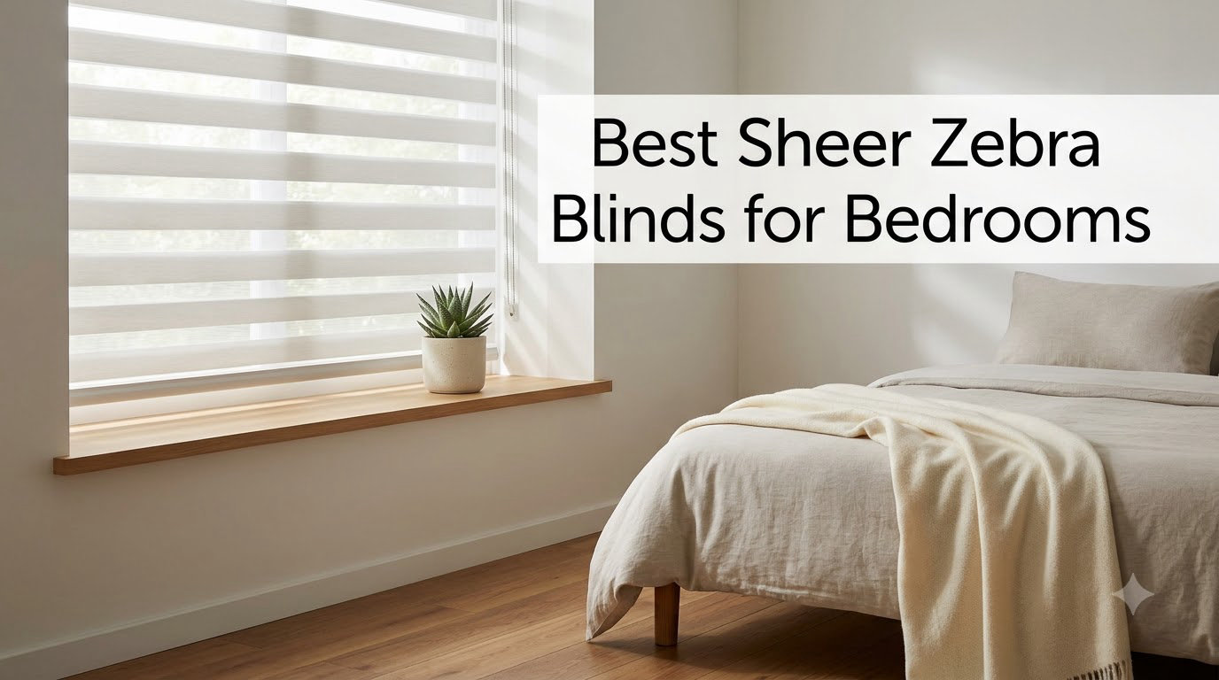 Best Sheer Zebra Blinds for Bedrooms