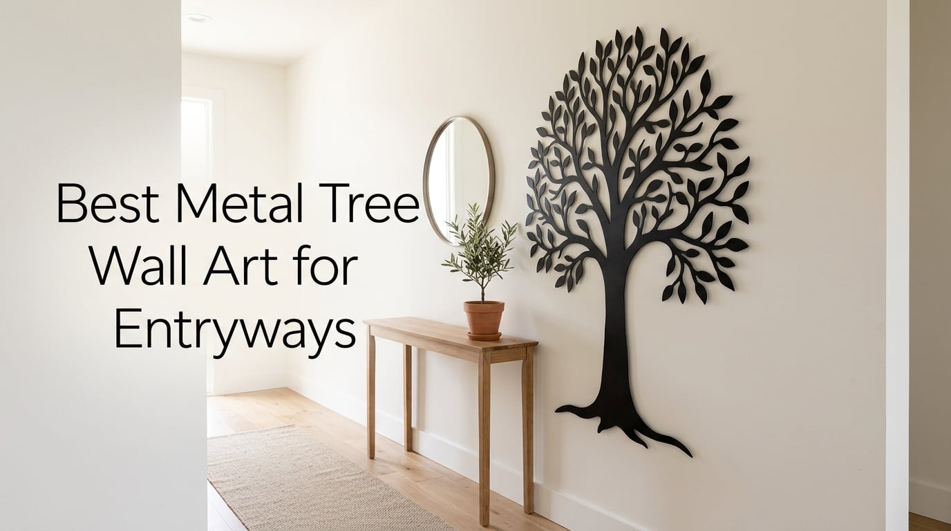 Best Metal Tree Wall Art for Entryways