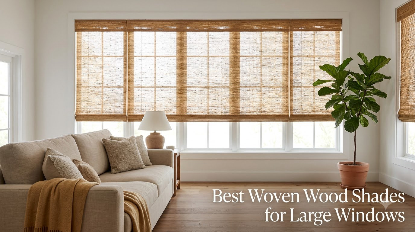 Best Woven Wood Shades for Large Windows