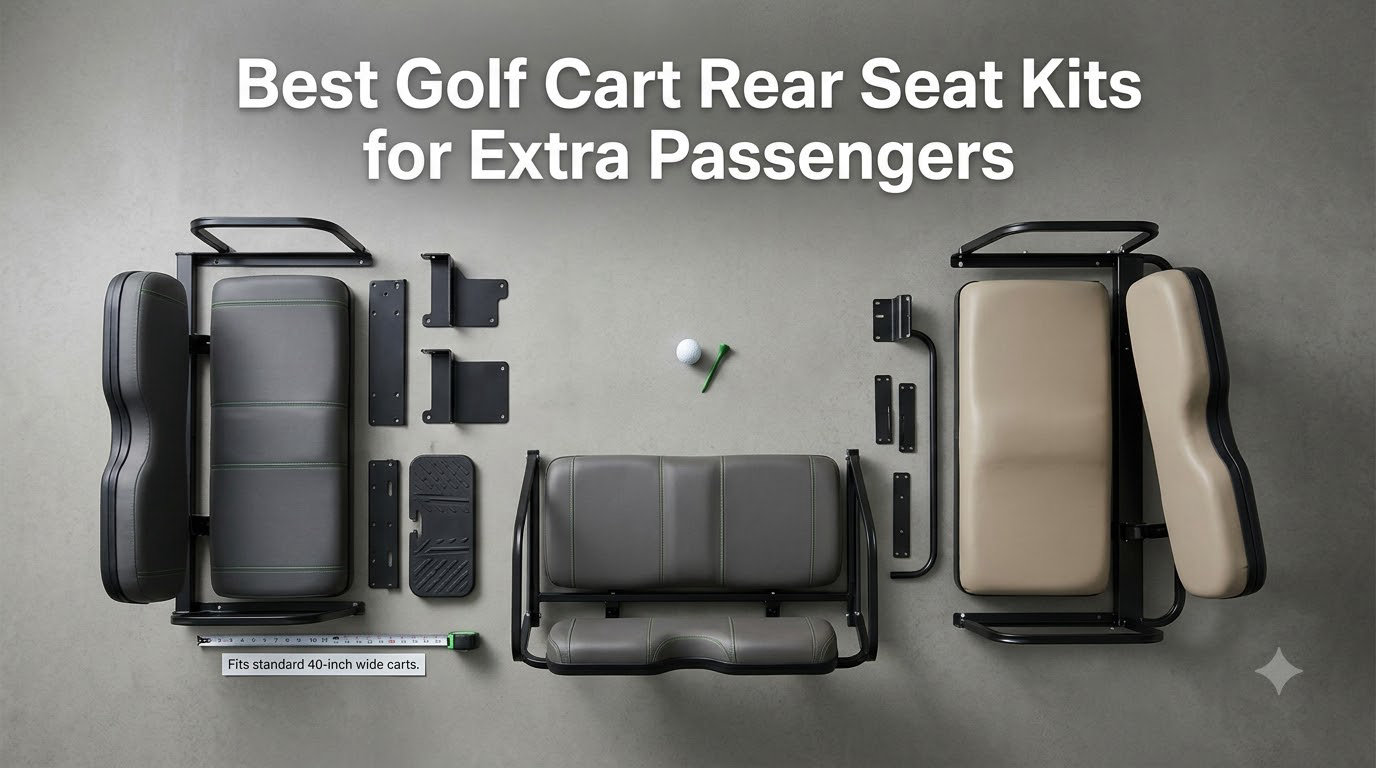 Best Golf Cart Rear Seat Kits for Extra Passengers