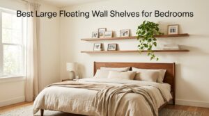 Best Large Floating Wall Shelves for Bedrooms