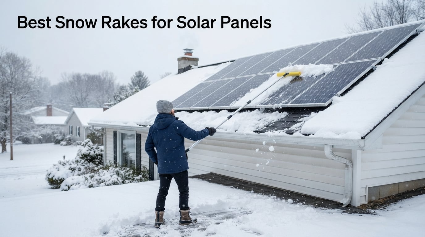 Best Snow Rakes for Solar Panels