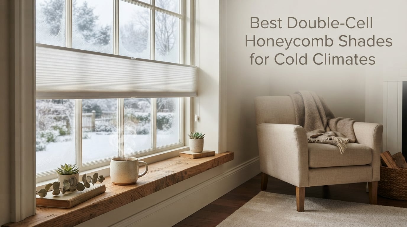 Best Double-Cell Honeycomb Shades for Cold Climates