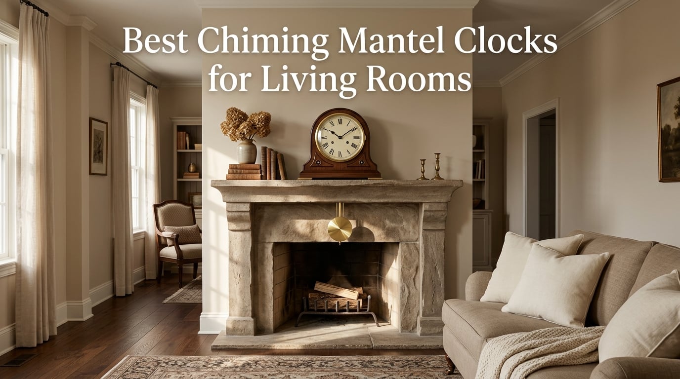 Best Chiming Mantel Clocks for Living Rooms