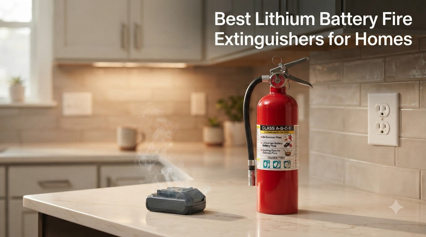 Best Lithium Battery Fire Extinguishers for Homes