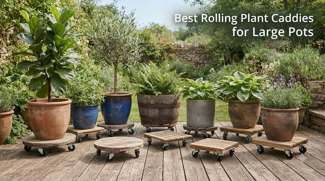 Best Rolling Plant Caddies for Large Pots