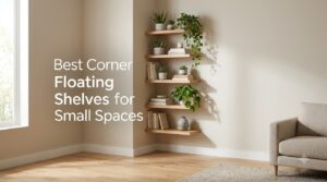 Best Corner Floating Shelves for Small Spaces