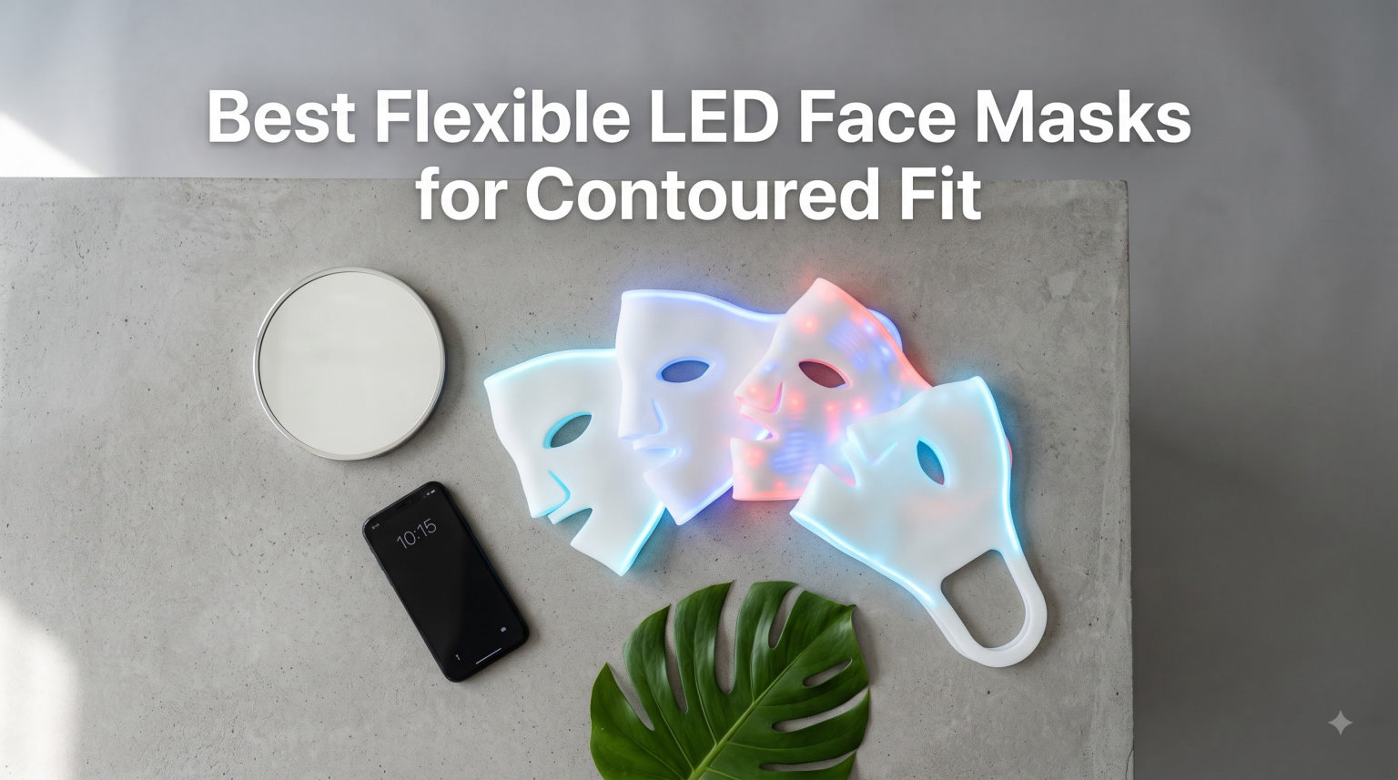 Best Flexible LED Face Masks for Contoured Fit