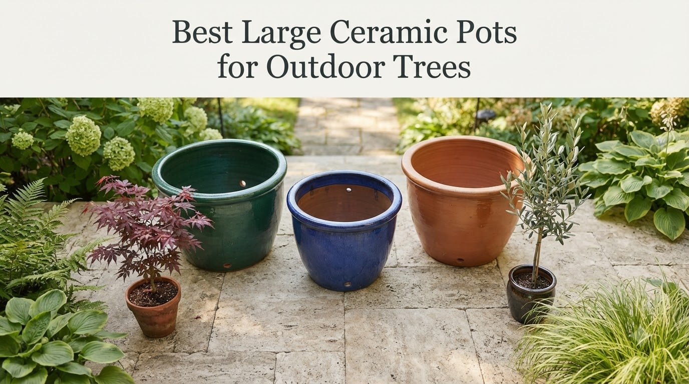 Best Large Ceramic Pots for Outdoor Trees