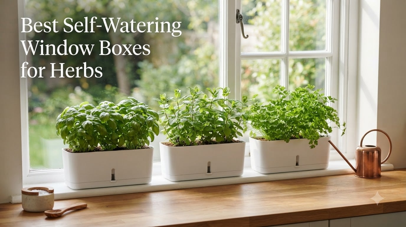 Best Self-Watering Window Boxes for Herbs
