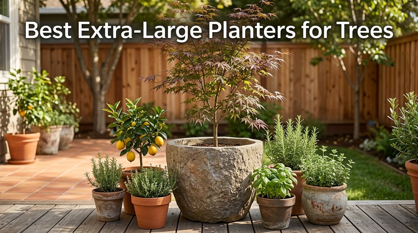 Best Extra-Large Planters for Trees