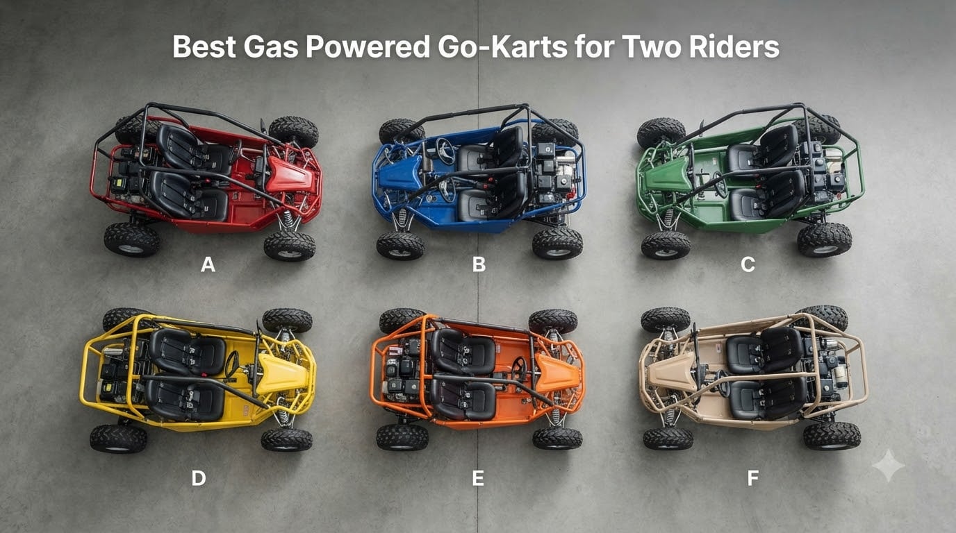 Best Gas Powered Go-Karts for Two Riders