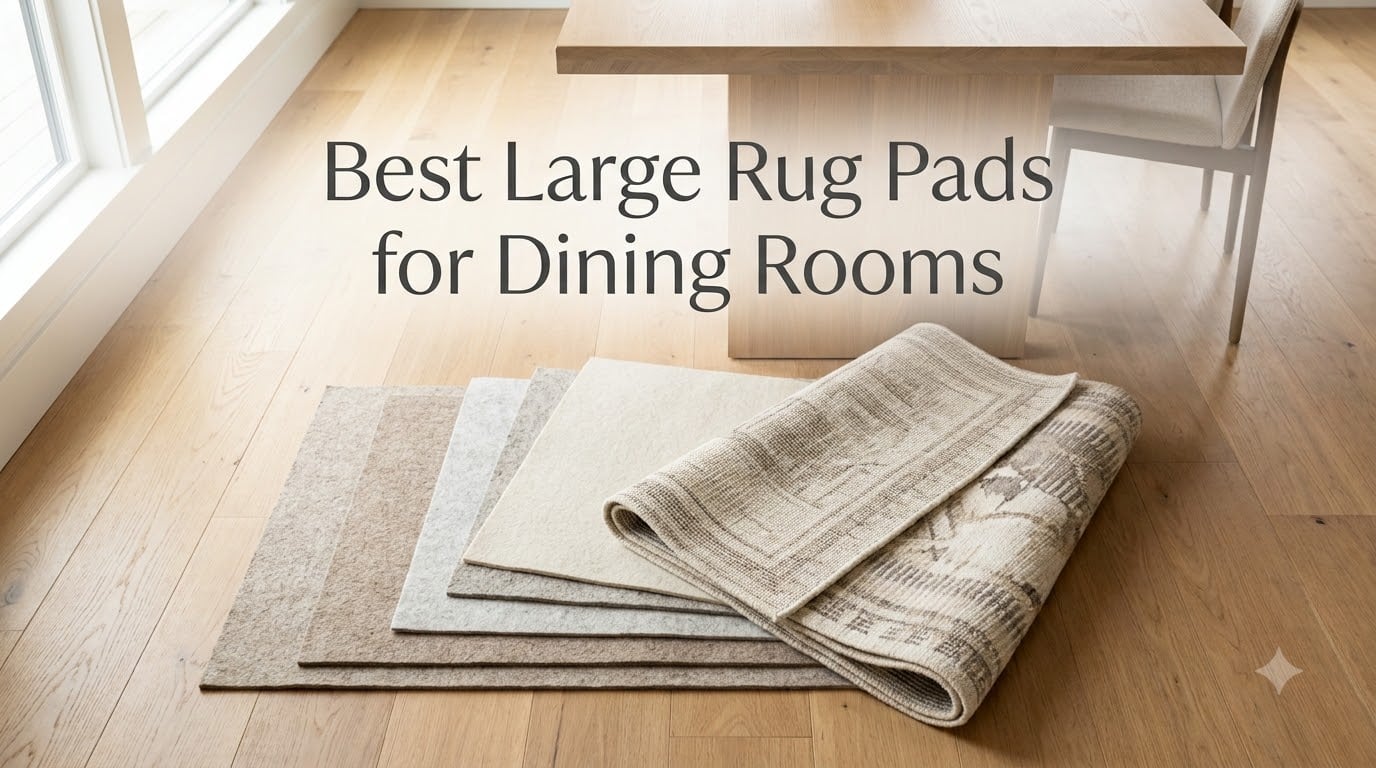 Best Large Rug Pads for Dining Rooms
