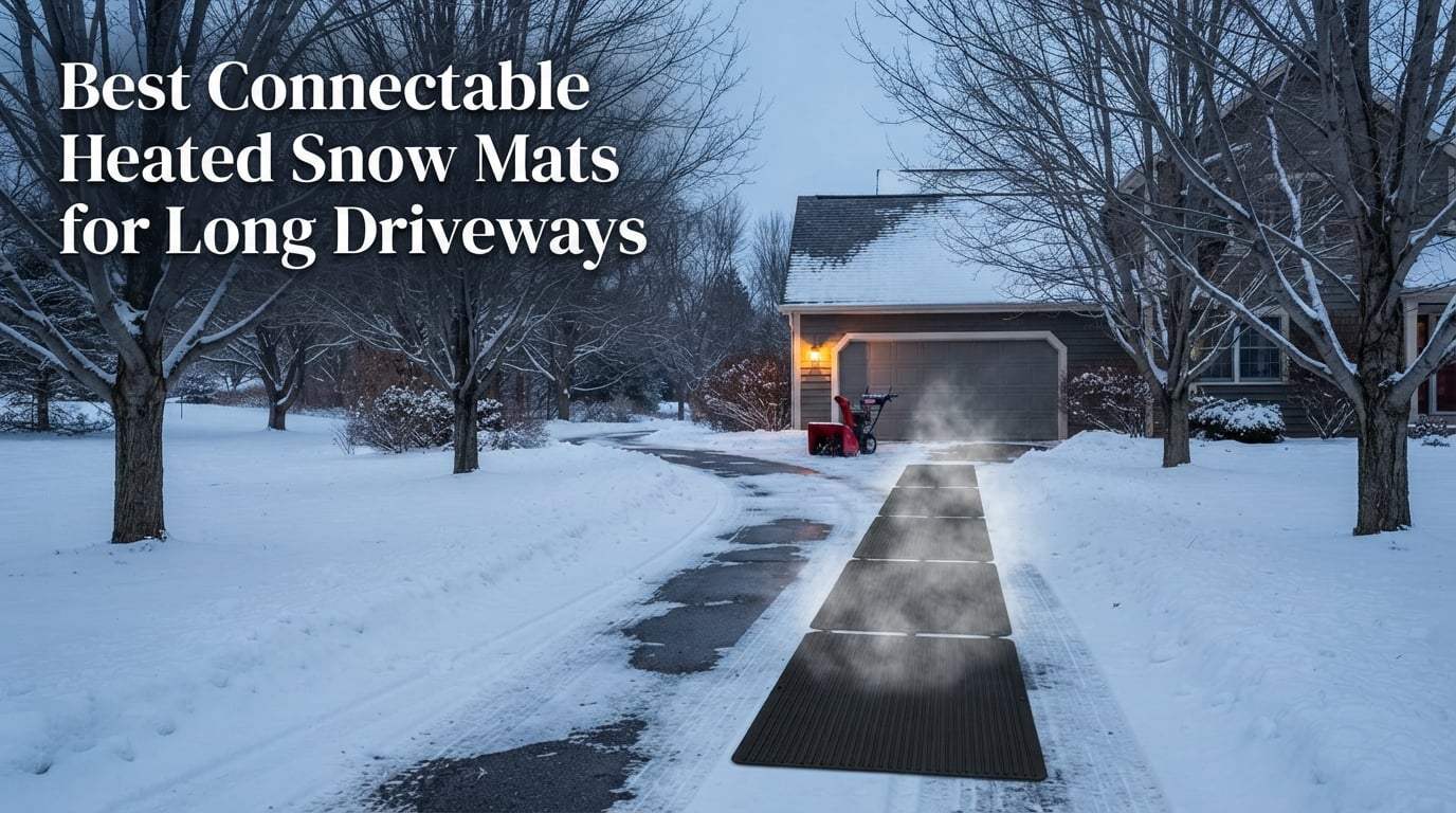 Best Connectable Heated Snow Mats for Long Driveways