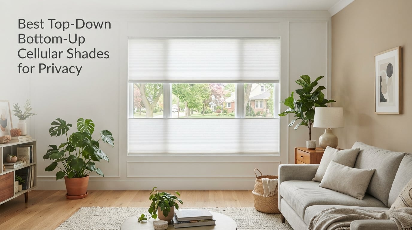 Best Top-Down Bottom-Up Cellular Shades for Privacy