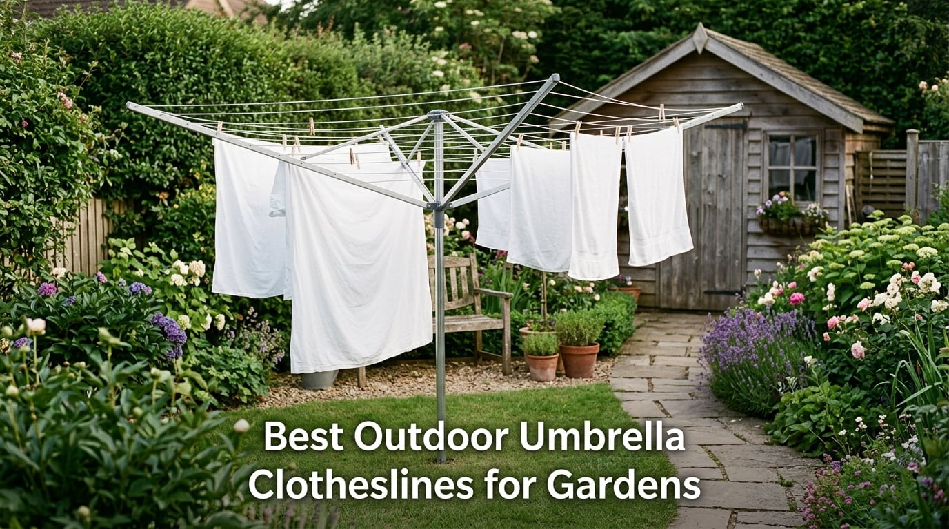 Best Outdoor Umbrella Clotheslines for Gardens