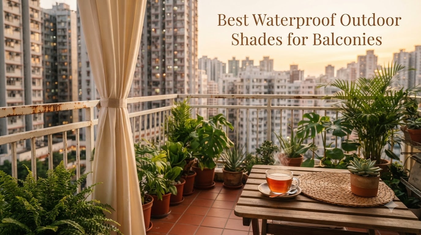 Best Waterproof Outdoor Shades for Balconies