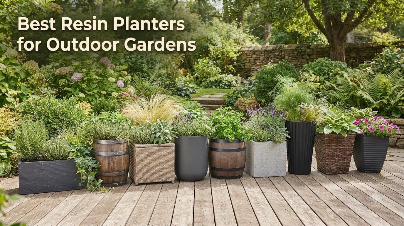 Best Resin Planters for Outdoor Gardens