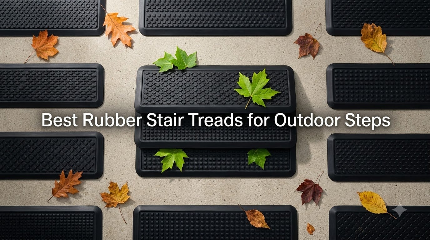 Best Rubber Stair Treads for Outdoor Steps