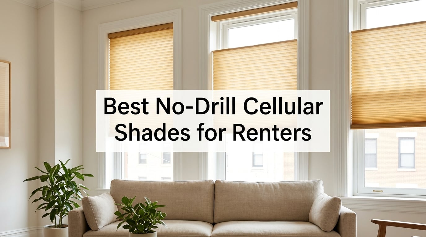 Best No-Drill Cellular Shades for Renters