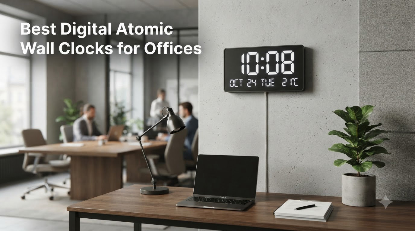 Best Digital Atomic Wall Clocks for Offices