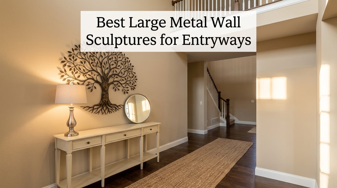 Best Large Metal Wall Sculptures for Entryways