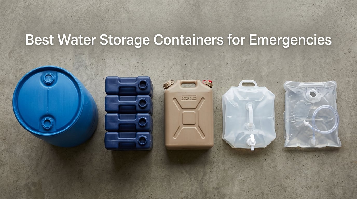 Best Water Storage Containers for Emergencies