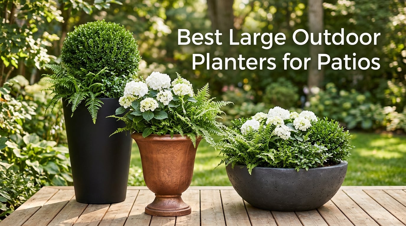 Best Large Outdoor Planters for Patios