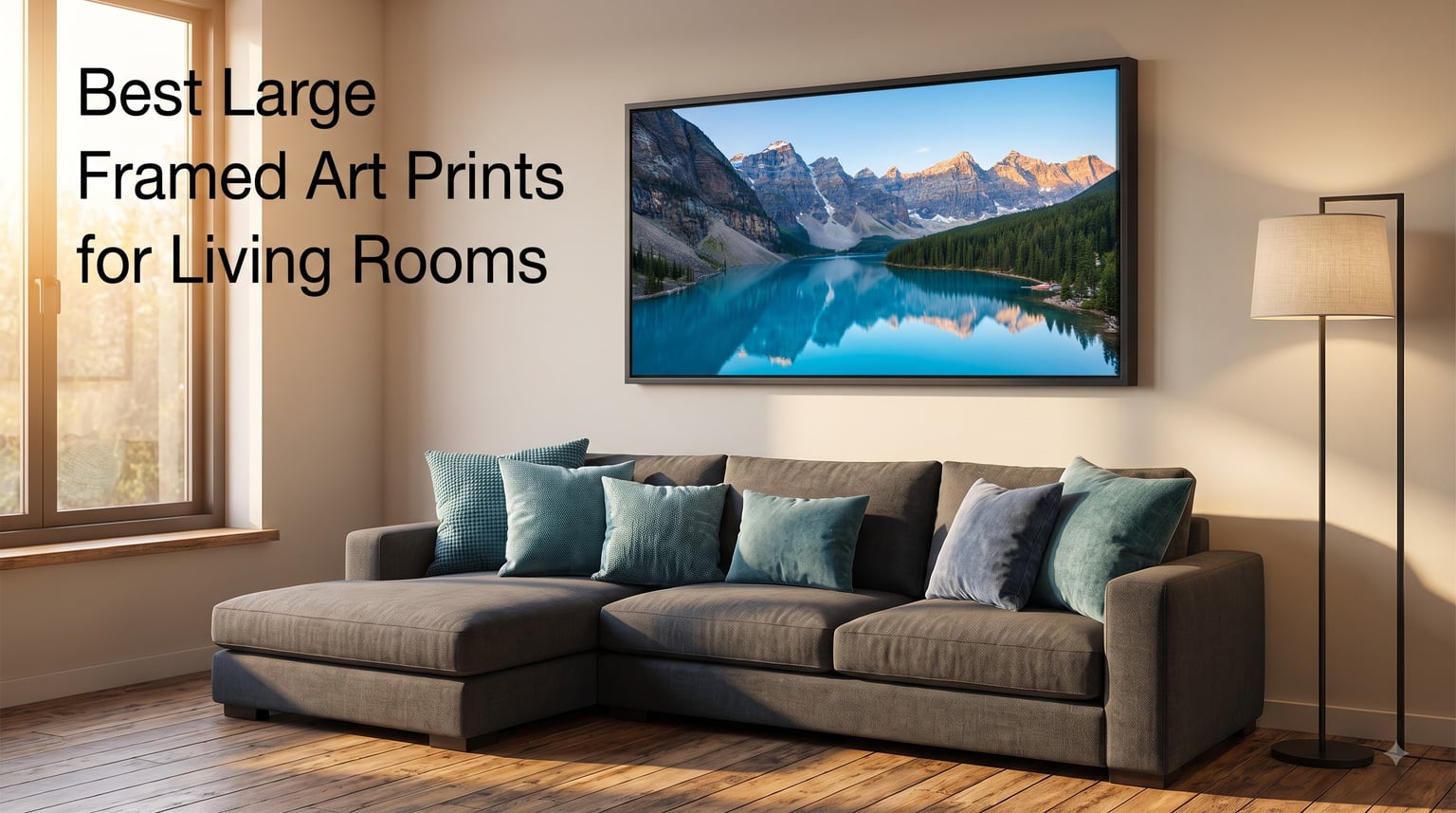 Best Large Framed Art Prints for Living Rooms
