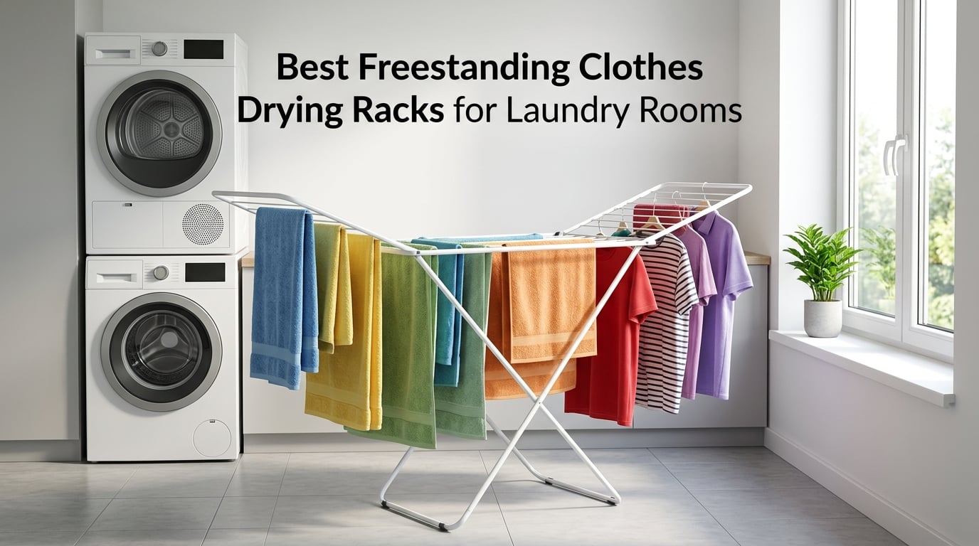 Best Freestanding Clothes Drying Racks for Laundry Rooms